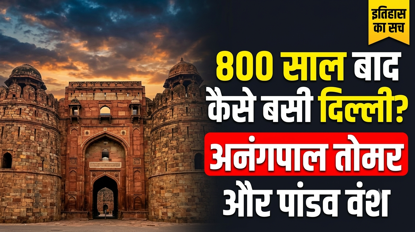 उजड़ने के 800 साल बाद कैसे दोबारा बसी दिल्ली? युधिष्ठिर की 30 पीढ़ियों से लेकर अनंगपाल तोमर तक का इतिहास!