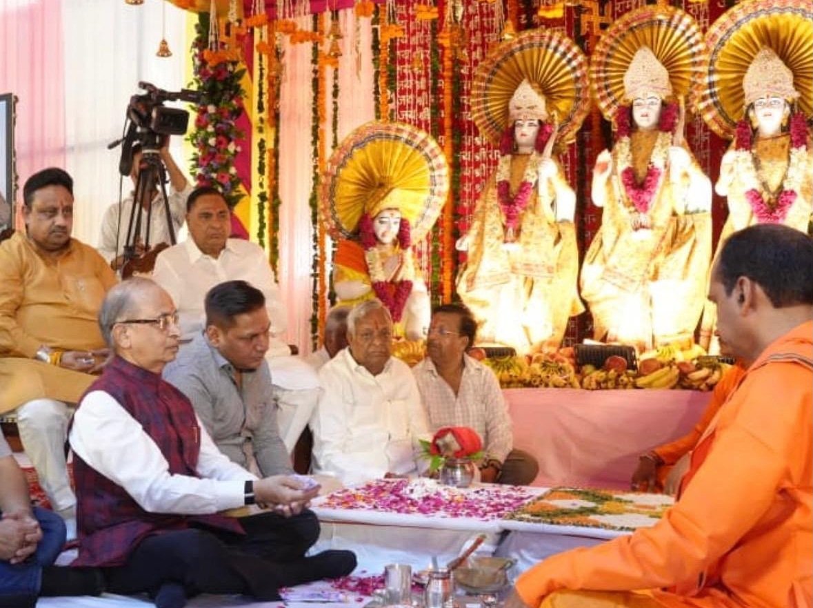 लाल किला मैदान में लव कुश रामलीला का भव्य भूमि पूजन: 100 चैनलों पर होगा लाइव टेलीकास्ट; बॉलीवुड के 40 सितारे निभाएंगे भूमिका
