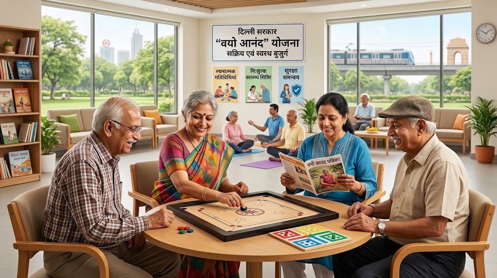 Vayo Anand Yojana: दिल्ली के वरिष्ठ नागरिकों के लिए ‘वयो आनंद’ योजना का ऐलान, केंद्रों को मिलेंगे ₹2.40 लाख रुपये